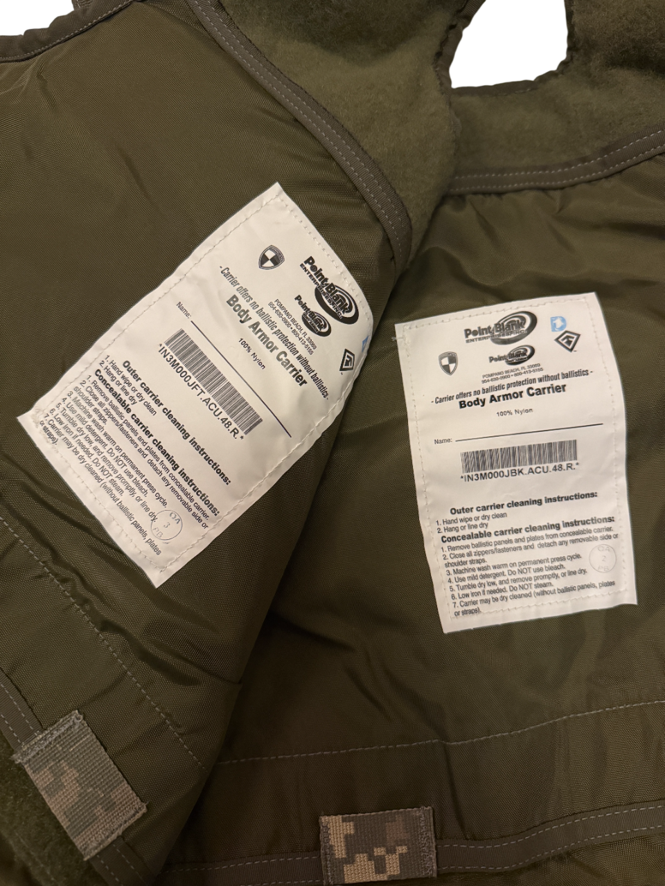 Point Blank Enterprise ACU Body Armor Carrier