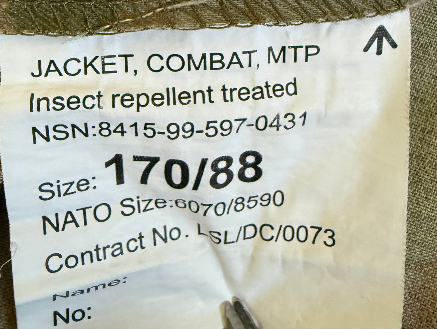 MTP PCS Combat Jacket