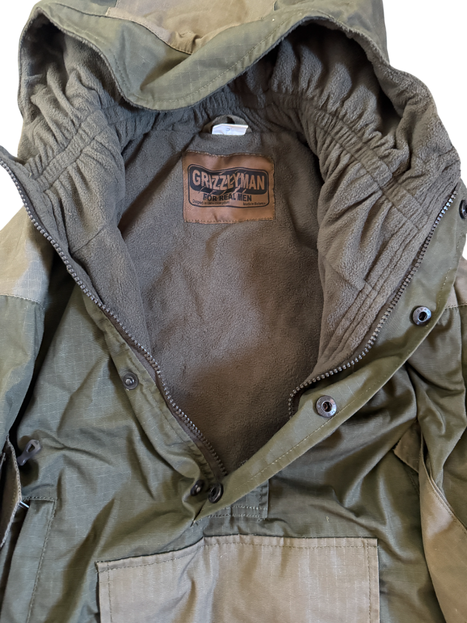 Belarus "Grizzlyman" Fleece Gorka Anorak 52-54/3-4