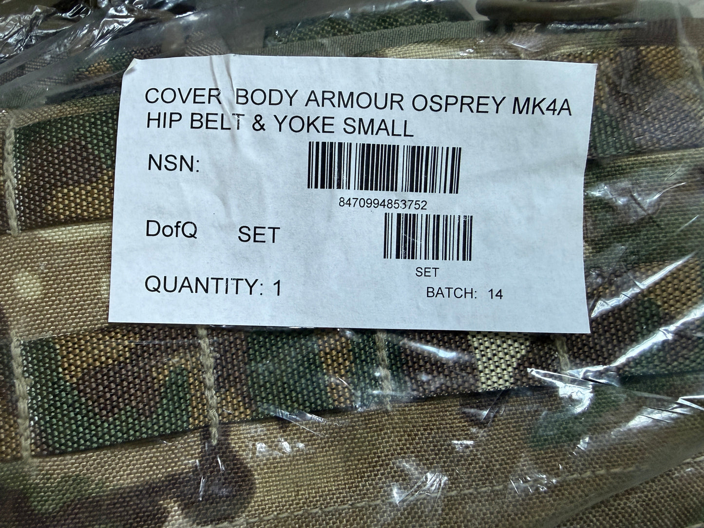 Osprey MK4 Harness Set MOLLE Small