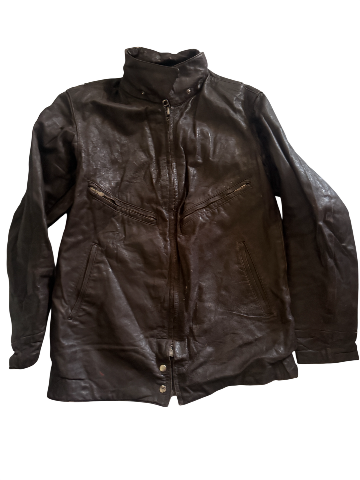 Soviet Leather Pilots Jacket 1988