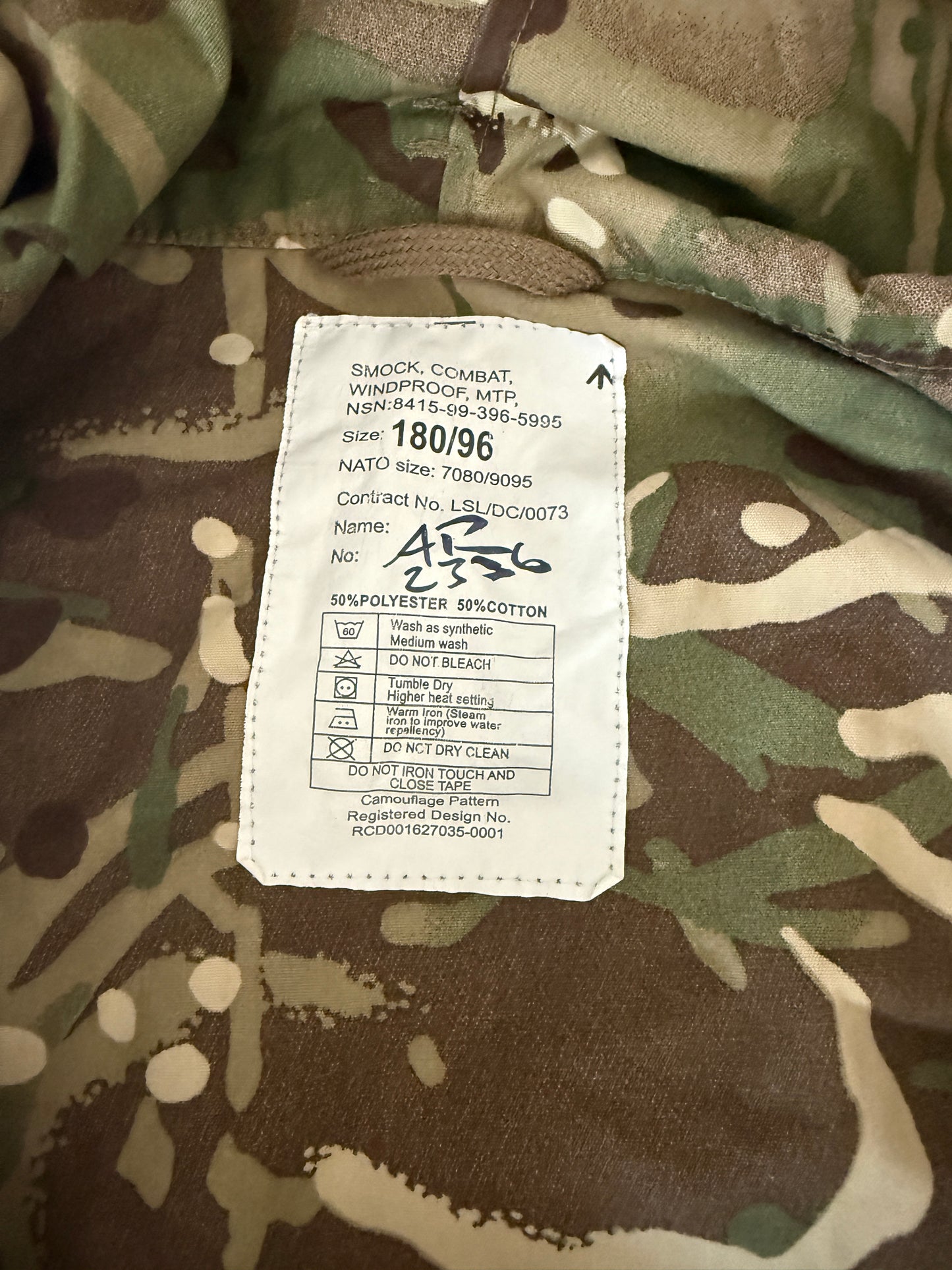 MTP PCS Smock Windproof