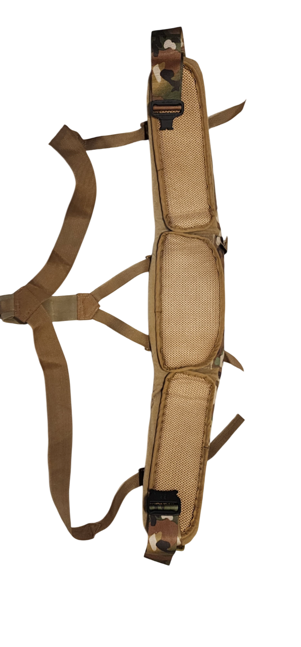 GearCraft Anatomical Warbelt (Cobra Buckle + Suspenders Included) Multicam